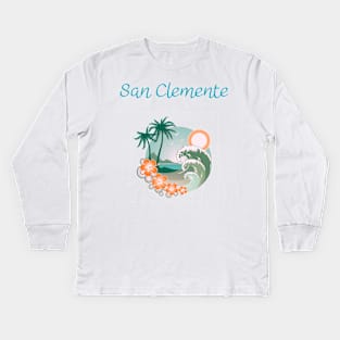 City Of San Clemente Kids Long Sleeve T-Shirt